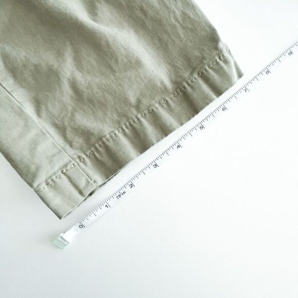 Banana Republic Womens Casual Pants Girlfriend Fit Light Olive Green Size 14 - Picture 8 of 9